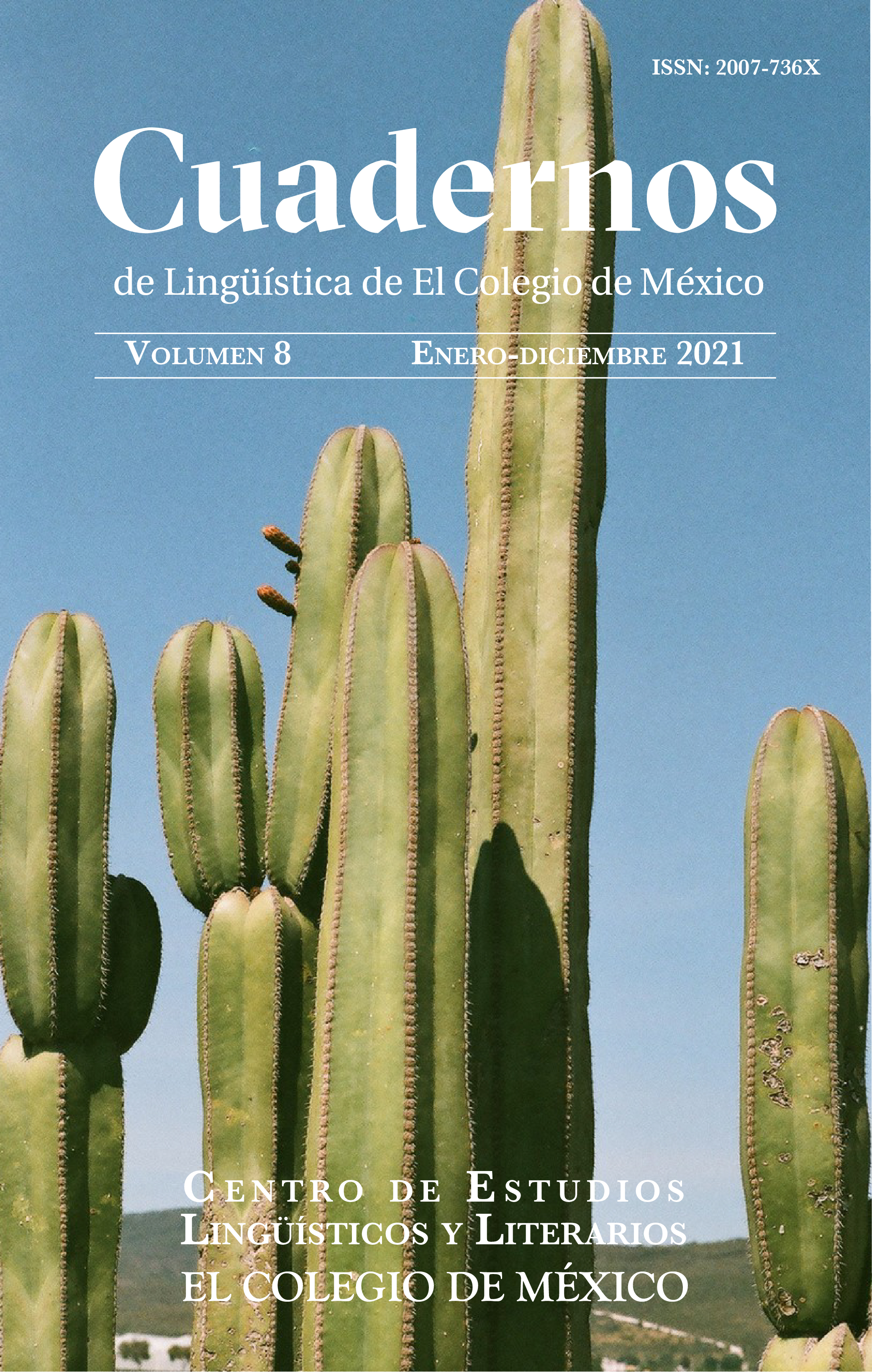 Cuadernos de Ling¨uística de El Colegio de México 8 2021